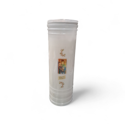 CERI E LUMINI - Lumino Settimanale Bianco Immagine Madonna Ceriola Candelora