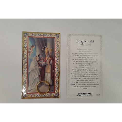 14 FEBBRAIO SAN VALENTINO - Santino con anello...
