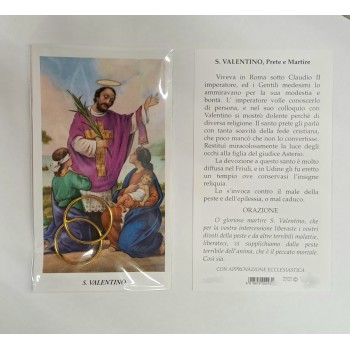 14 FEBBRAIO SAN VALENTINO - Santino con due anellini...