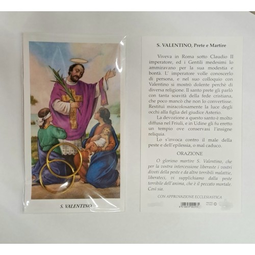 14 FEBBRAIO SAN VALENTINO - Santino con due...