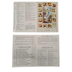 VIA CRUCIS - Cartoncino Pieghevole 19x15cm Pacchetti da 20pz