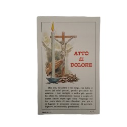 PERGAMENA ATTO DI DOLORE 14x9cm