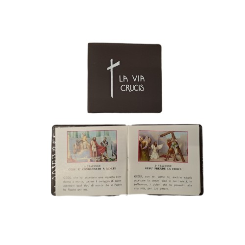 VIA CRUCIS - Tascabile Via Crucis 8x8.5cm