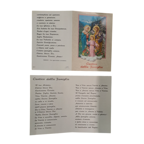 PREGHIERE - Cantico della Famiglia