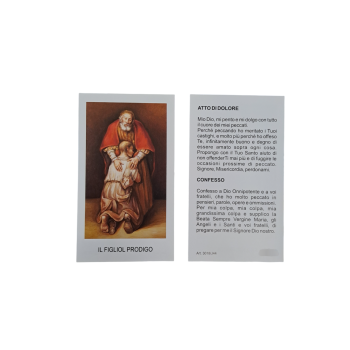 CONFESSIONE - 100pz Santino immagine del Rembrandt con...