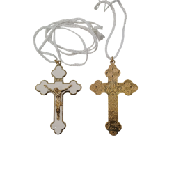 CROCE - Croce Trilobata Smaltata con Laccio