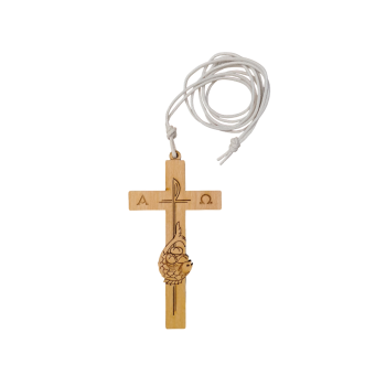 CROCE - Croce da Collo Legno 8.2x4.3cm