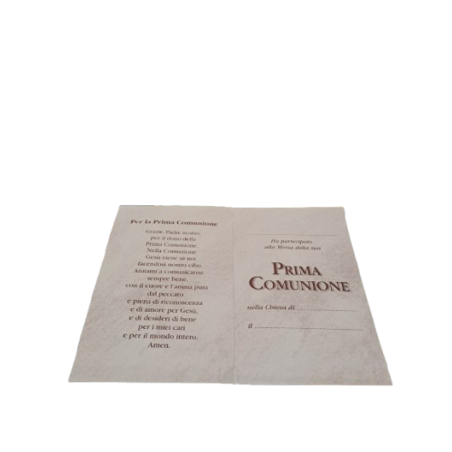 COMUNIONE - Calice con Cartoncino Ricordo Prima...