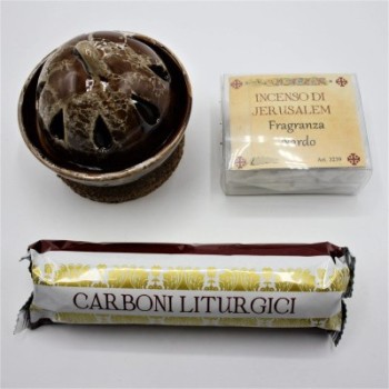 Kit Brucia incenso Marrone 2