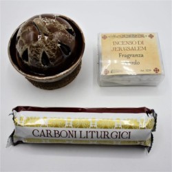 Kit Brucia incenso Marrone