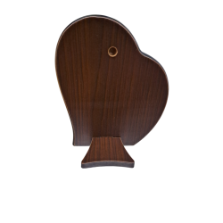 COMUNIONE - Quadretto a forma di Cuore Comunione Bambina 11x5.8cm