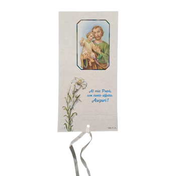 Biglietto Pergamena Festa del Papà 9X8cm