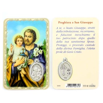 SAN GIUSEPPE - Blister San Giuseppe con Medaglia