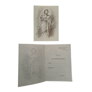 COMUNIONE - Biglietto Ricordo Prima Comunione