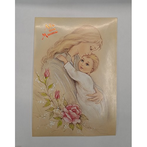 FESTA della MAMMA - Cartoncino Tanti Auguri Mamma