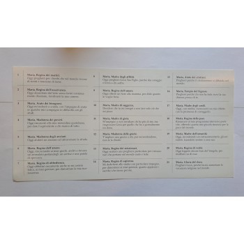 MESE di MAGGIO - Pieghevole preghiera a Maria 2