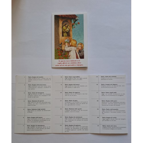 MESE di MAGGIO - Pieghevole intenzioni...