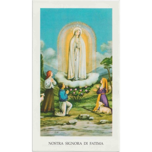 Santino Madonna di Fatima 100 pz